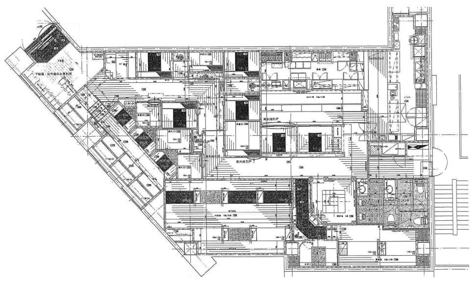 賃貸オフィス間取り図