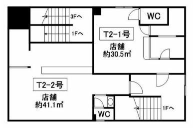 賃貸オフィス間取り図