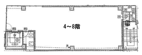 賃貸オフィス間取り図