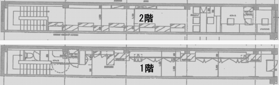 賃貸オフィス間取り図