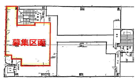 賃貸オフィス間取り図