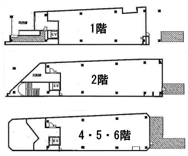 賃貸オフィス間取り図