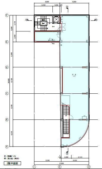 賃貸オフィス間取り図