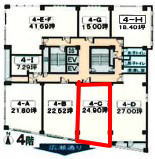賃貸オフィス間取り図