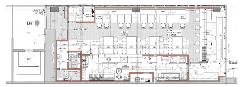 賃貸オフィス間取り図