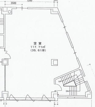 賃貸オフィス間取り図