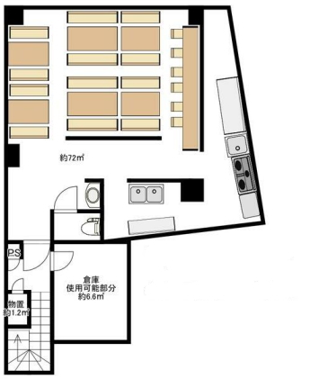 賃貸オフィス間取り図