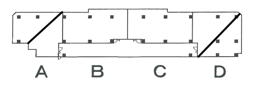 賃貸オフィス間取り図