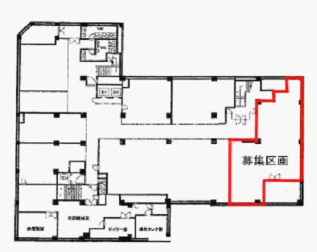 賃貸オフィス間取り図