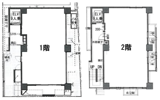賃貸オフィス間取り図