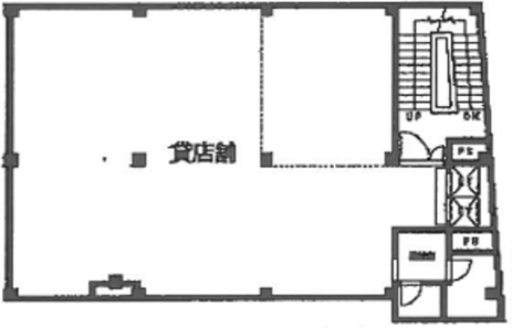 賃貸オフィス間取り図