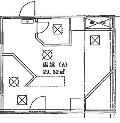 賃貸オフィス間取り図