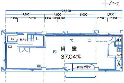 賃貸オフィス間取り図