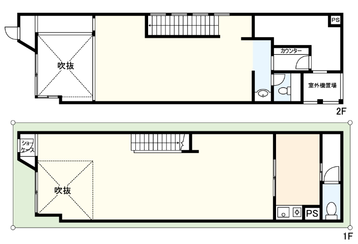 賃貸オフィス間取り図