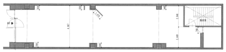 賃貸オフィス間取り図