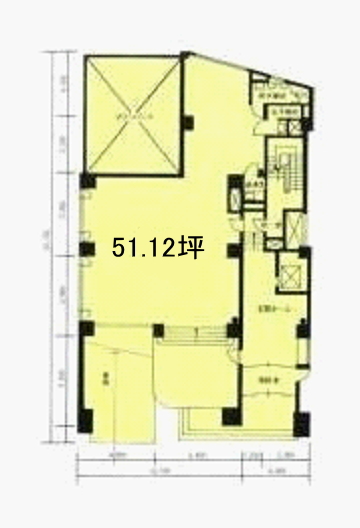 賃貸オフィス間取り図