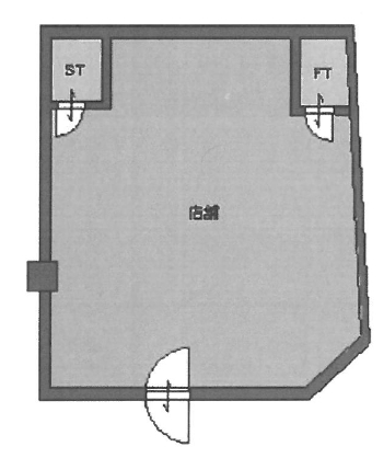 賃貸オフィス間取り図