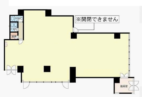 賃貸オフィス間取り図