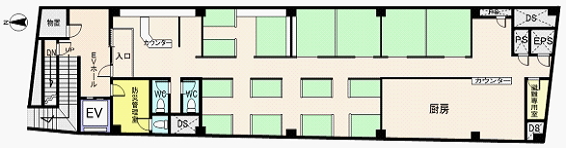 賃貸オフィス間取り図