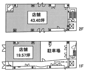 賃貸オフィス間取り図