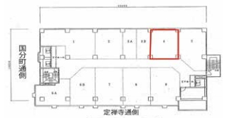賃貸オフィス間取り図