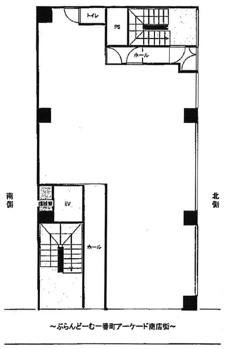 賃貸オフィス間取り図