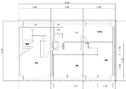 賃貸オフィス間取り図