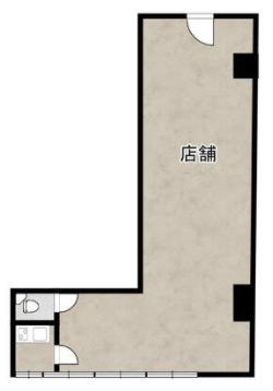 賃貸オフィス間取り図
