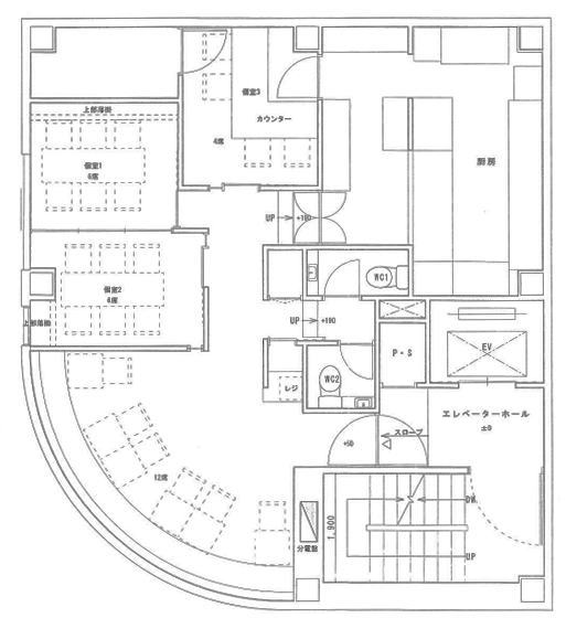 賃貸オフィス間取り図