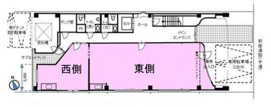 賃貸オフィス間取り図