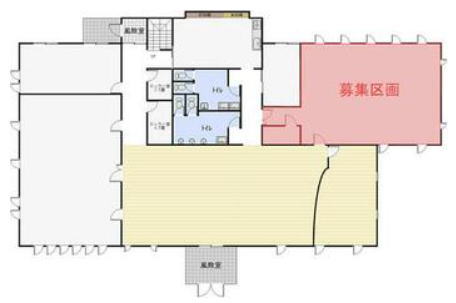 賃貸オフィス間取り図