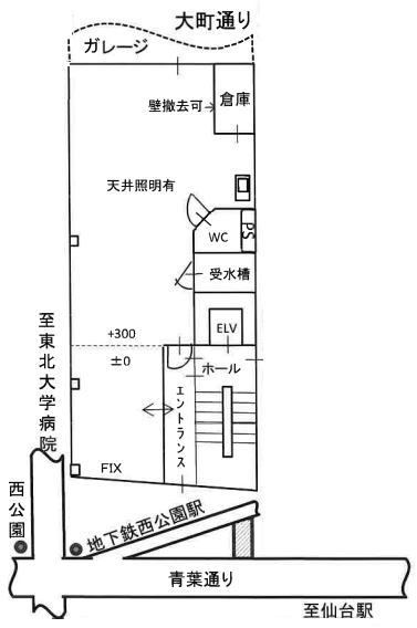 賃貸オフィス間取り図