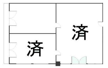 賃貸オフィス間取り図