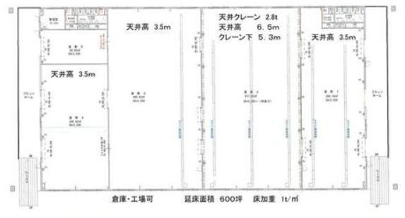 賃貸オフィス間取り図