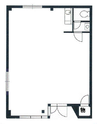 賃貸オフィス間取り図