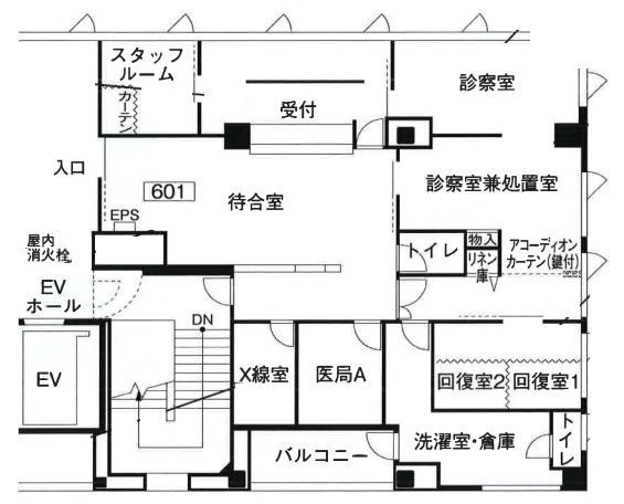 賃貸オフィス間取り図