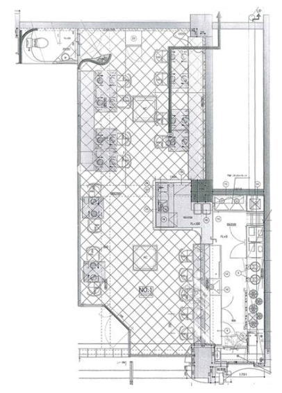 賃貸オフィス間取り図