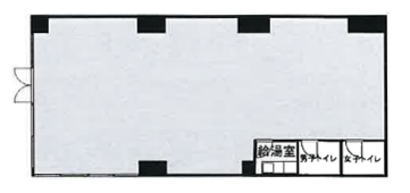 賃貸オフィス間取り図