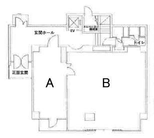 賃貸オフィス間取り図