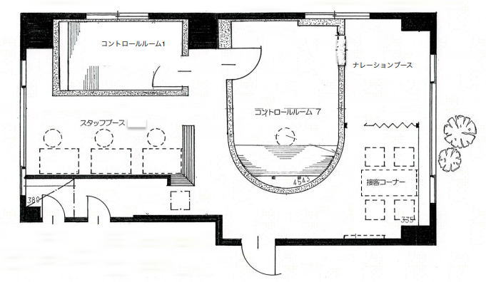 賃貸オフィス間取り図