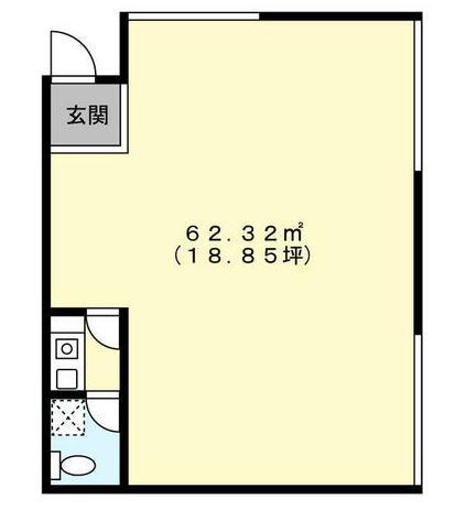 賃貸オフィス間取り図