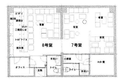 賃貸オフィス間取り図