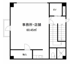 賃貸オフィス間取り図