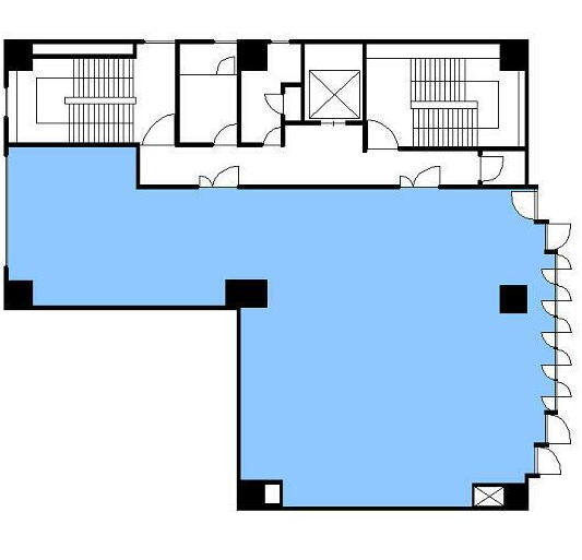 賃貸オフィス間取り図