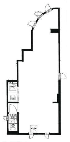 賃貸オフィス間取り図