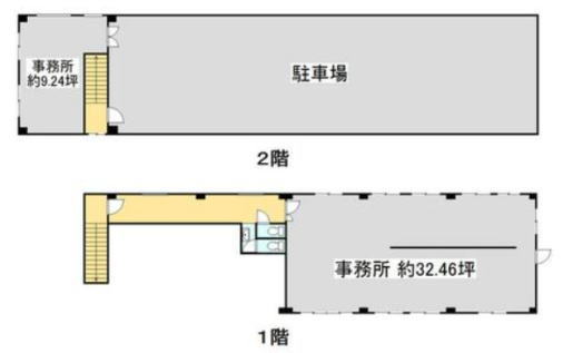 賃貸オフィス間取り図