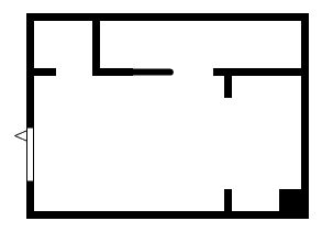 賃貸オフィス間取り図