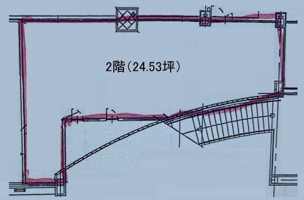 賃貸オフィス間取り図