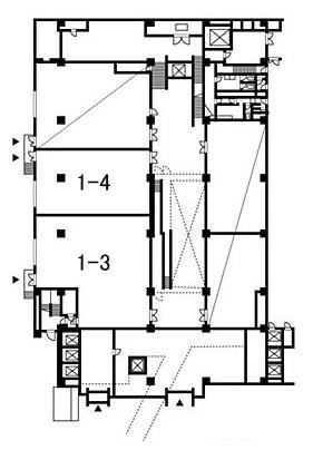 賃貸オフィス間取り図