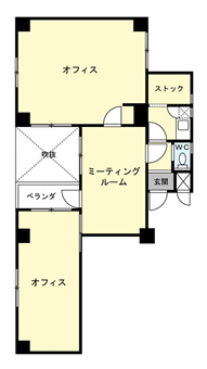 賃貸オフィス間取り図